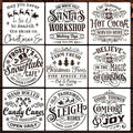 Christmas Stencils for Painting on Wood 12" Large Christmas Stencils for Crafts Reusable Santa Hot Coca Candy Cane Holiday Stencil Drawing Templates for Wood Fabrics Porch Hanger Winter Decor
