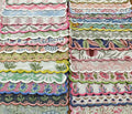 Ridhi Mix Random Hand Block Print Napkins 18" x 18" Set of 8 Reusable Cotton Dinner Napkins for Weddings, Parties & Everyday Dining, Thanksgiving, Christmas, Fall