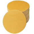 6-Inch No-Hole Hook and Loop Sanding Discs 100-Grit, Random Orbital Sandpaper for Automotive and Woodworking, 100-Pack