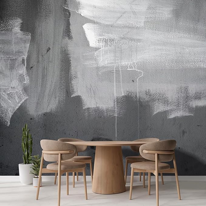 wall26 Wall Sticker/Wall Mural Metal Background, Not Peel and Stick, Non-Woven Wallpaper Decorative for Bedroom, Living Room,Office - 132x120 inches