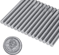 Yoption 15 Pieces Glue Gun Sealing Wax Sticks for Wax Seal Stamp, Great for Wedding Invitations, Cards, Envelopes (Silver)