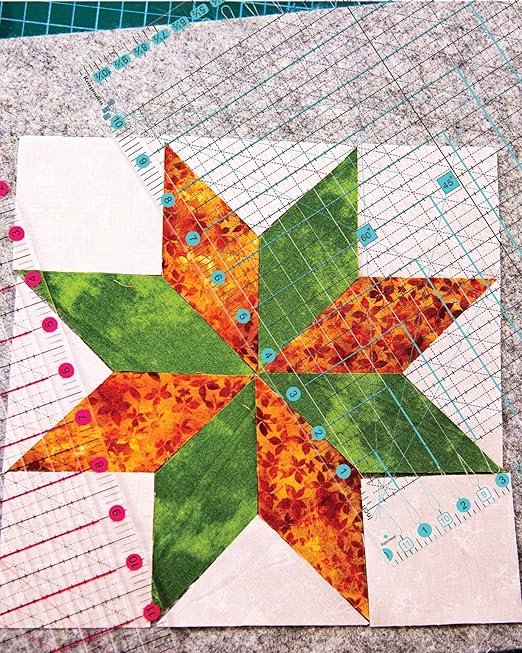 Quilting Ruler for Precise Fabric Cutting 11.5" x 10.5" Quilt Rulers Quilting Sewing Tools Slotted Rulers for Accurate Measurements and Easy Cutting Fabrics Green