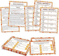 Thanksgiving Family Feud Game, Thanksgiving Party Games for Adults, Friendly Feud Quiz for Family Game Night Funny Trivia for Office Groups, 12 Question Game Cards and 3 Final Round Cards, 01