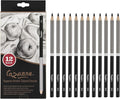 Creative Mark Cezanne Premium Colored Pencils Black Set of 12 - Highly-Pigmented Coloring Pencils for Drawing, Blending, Coloring, and More
