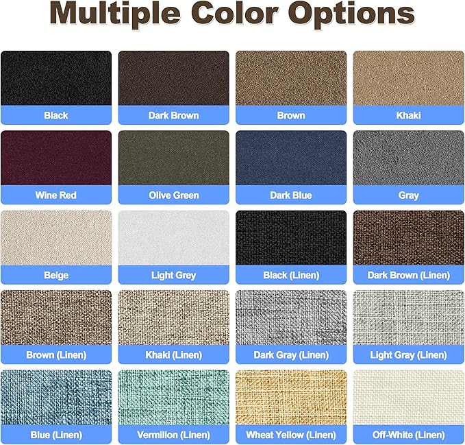 Azobur Sofa Repair Patch, 6 Piece Microfiber Patches, Self-Adhesive Patch Repair for Fabric Sofas, Luxurious Look, Quick Fix (Brown)
