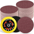 5 Inch 70 PCS Sanding Disc (40-800 Grit) and 1PCS Buffer Pads,1PCS Replacement Sander Pads