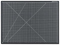 Dahle Vantage 10674 Premium Self-Healing Cutting Mat, 36"x48", 1/2" Grid, 5 Layers for Max Healing, Perfect for Crafts & Sewing, Black