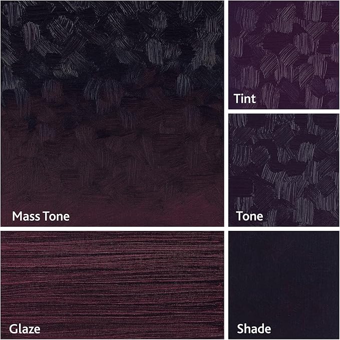 Tusc & Pine Artist Oil Paint - Nocturne Mauve, 150 ml, Non-Yellowing, Rich & Creamy Consistency, Maximum Pigment Load, Small Batch Milled Oil Paints Made in the USA for Professional Artists