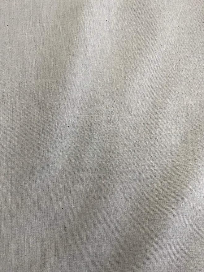 AK TRADING CO. Muslin Fabric/Textile Unbleached - Draping Fabric - Natural 5 Yards Medium Weight - 100% Cotton (63in. Wide)