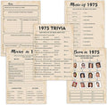 QUPT 50th Birthday Party Games,Set of 5 Activities for 10 Guests, Born in 1975 Games Bundle, Birthday Party Supplies for Adults, Pack of 50 Cards