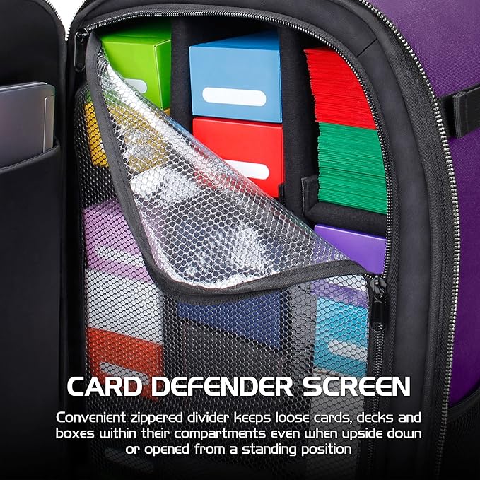 ENHANCE MTG Backpack TCG Card Storage - TCG Backpack for Deck Boxes, Sleeved Cards, Playmats, MTG Accessories