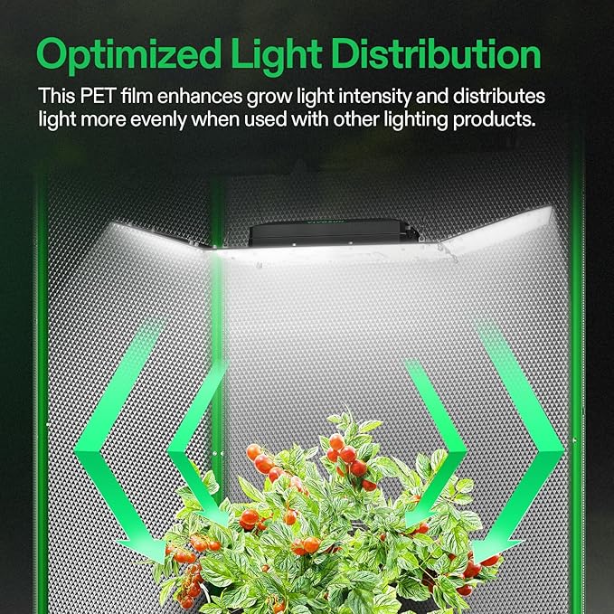 VIVOSUN 6 Mil Mylar Film Roll, 4 ft. x 25 ft. Diamond Film Foil Roll, Heavy-Duty Reflective Film for Grow Tent, Warm House, and Grow Room (25 ft.)