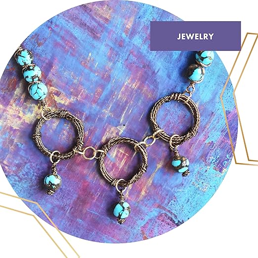Artistic Wire, 20 Gauge / .81 mm Tarnish Resistant Colored Copper Craft Wire, Round Twist, Natural 8 yd / 7.31 m