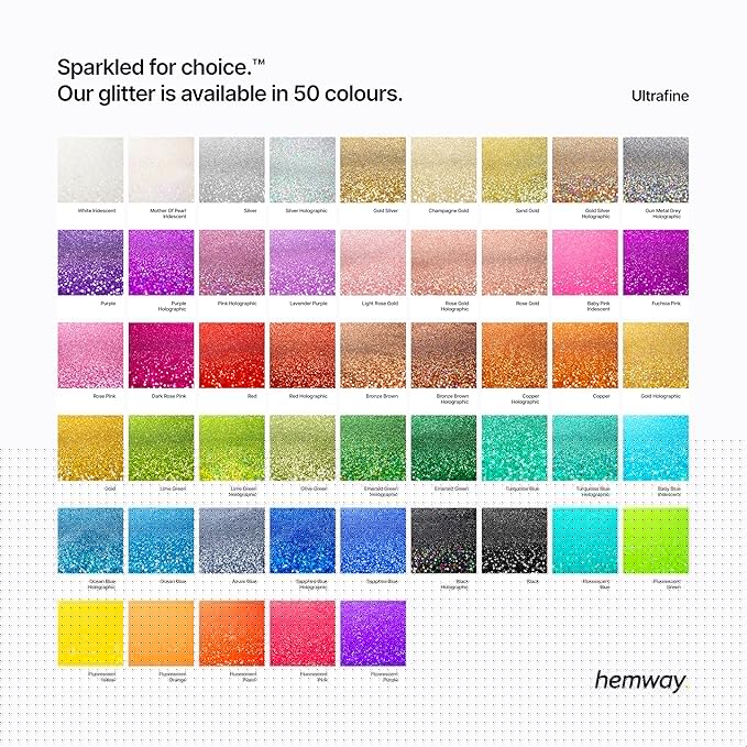Hemway Polyurethane & Epoxy Resin Glitter for Arts, Crafts, Tumblers, Flooring, Woodwork, Decorating and Resin Projects 100g - Purple Holographic
