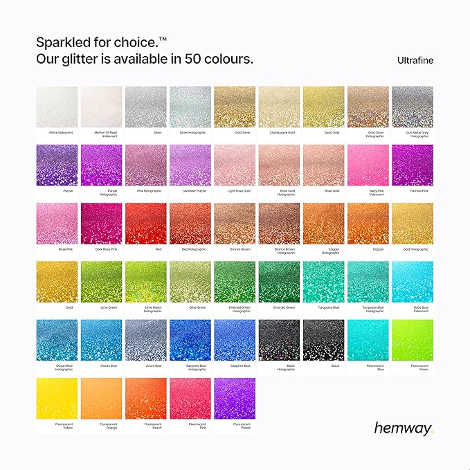 Hemway Polyurethane & Epoxy Glitter Metallic Crystal Flake Additive for Flooring, Jewellery Making, Tumblers and Resin 100g / 3.5oz - Ultrafine (1/128" 0.008" 0.2mm) - Rose Gold