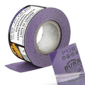 Dura-Gold Premium 120 Grit PSA Purple Film Ceramic Longboard Sandpaper, 2-3/4" Wide Continuous 20 Yard Roll - Self Adhesive Stickyback for Auto & Wood Air File Long Board Sanders, Hand Sanding Blocks