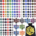 DND RPG Dice Sets 30 x 7 Polyhedral Dice (210pcs) for Dungeons and Dragons Tabletop Role Playing Adventure Games, with a Large Drawstring Bag