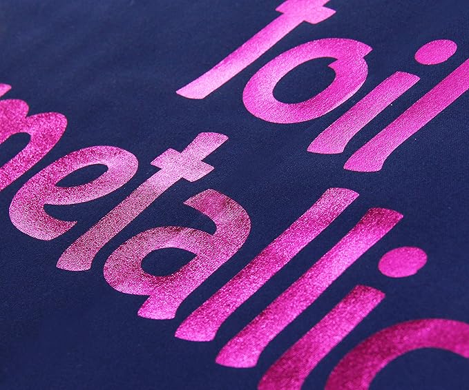 Threadart Metallic Foil Silver Pattern Heat Transfer Vinyl Film | Custom Cut Roll 20" Wide by The Yard | Compatible with Venture Explore and Maker, Silhouette Cameo, & Large Format Cutters