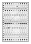 Creative Grids Quilt Ruler 12-1/2in x 18-1/2in Rectangle – CGR1218 – Made in USA, Non-Slip Grip Acrylic Quilting, Sewing, Crafting, Patchwork Ruler for Measuring & Cutting Fabric