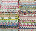 Ridhi Mix Random Hand Block Print Napkins 9" x 9" Set of 6 Reusable Cotton Dinner Napkins for Weddings, Parties & Everyday Dining, Thanksgiving, Christmas, Fall