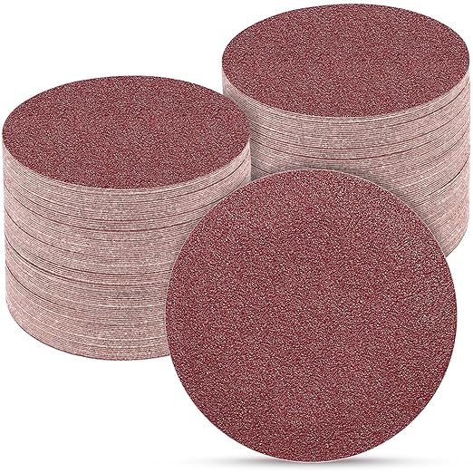 5 Inch 100 PCS Sanding Disc 60 Grit,Hook and Loop Sanding Discs for Random Orbital Sander