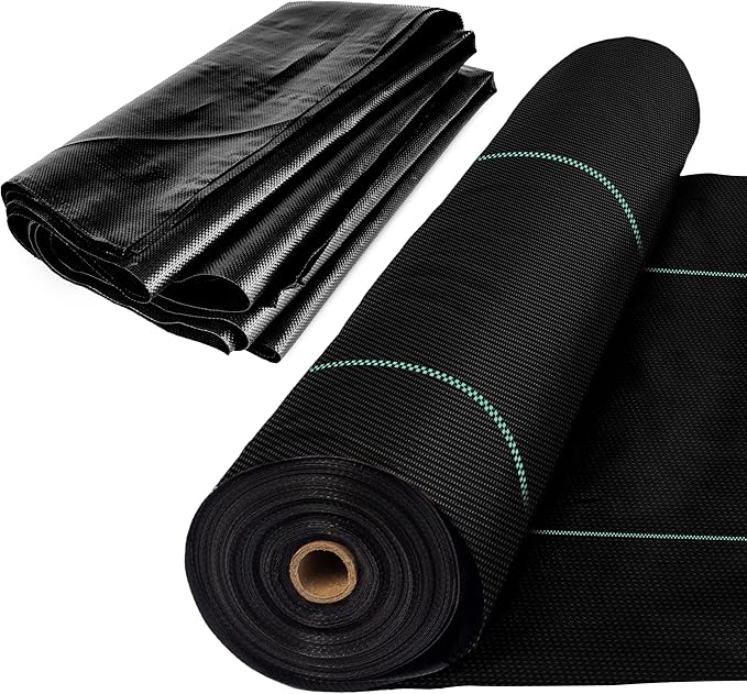 Woven Geotextile Fabric for Driveway and Road Stabilization, Construction Underlayment, Erosion Control, Commercial Grade 50 Year for Gravel Roads and Pavers (4x100)