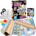 Twins Kaleidoscope Kit for Kids, FunKidz DIY Kaleidoscope Making Craft Kit with Prism Gift Optical Illusion Science Experiment Educational STEM Toy