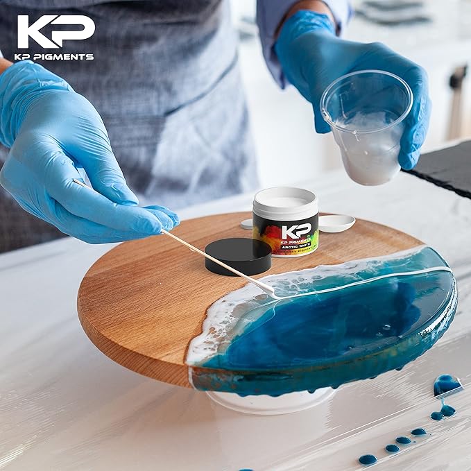 Epoxy Pigment Paste for Epoxy Resin, Tint/Pigment Paste with Spoon for Arts and Crafts, Jewelry, Resin Woodworking and More! (Arctic White)