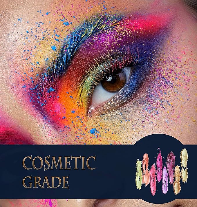 Black Mica Powder for Epoxy Resin 56g / 2oz. Jar - TECHAROOZ 2 Tone Resin Dye Color Pigment Powder for Lip Gloss, Nails, Colorant for Slime Bath Bombs Soap Making & Polymer Clay