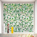 Window Privacy Film Stain Glass Window Film Rainbow Window Film Window clings Non-Adhesive Reusable Decorative for Room (Mistletoe Rainbow, 23.6 x 78.7 in)