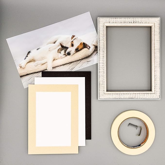 11x14 Mat for 8.5x11 Photo - Precut Tan Picture Matboard for Frames Measuring 11 x 14 Inches - Bevel Cut Matte to Display Art Measuring 8.5 x 11 Inches - Acid Free Pack of TEN MATS