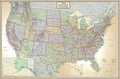 United States, USA US Executive Wall Map Poster Mural (48x70 Laminated)
