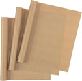Svaldo Teflon Sheets for Heat Press, 3 Pack, 12x16 Heat Press Paper for T Shirts, Hat, Reusable Non Stick PTFE Teflon Sheet, Iron Transfer Paper for Sublimation Machine, Craft & Baking