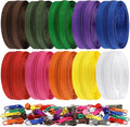 DOITEM 22.2 Yards Zippers 10 Pieces Assorted Colors #5 Nylon Coil Zipper, Sewing Zippers Endless Zips with 40 Pieces Zipper Sliders Zip Heads for DIY Sewing Tailor Craft Supplies