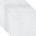 12 PCS Aida Cloth 14 Count White Cross Stitch Fabric for DIY Craft Embroidery, Handmade Needlework, Home Decoration (7.8 x 7.8 Inch)