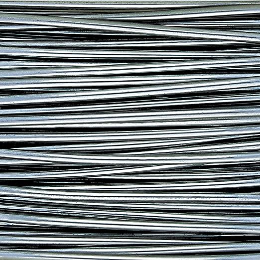 The Beadsmith Wire Elements Craft Wire – Tarnish Resistant, Soft Temper, Round, Stainless Steel Color – 0.41mm, 26 Gauge, 30 Yard Spool – Jewelry Making, Wire Wrapping, Floral, & Other DIY Crafts