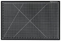 Dahle Vantage 10673 Premium Self-Healing Cutting Mat, 24"x36", 1/2" Grid, 5 Layers for Max Healing, Perfect for Crafts & Sewing, Black