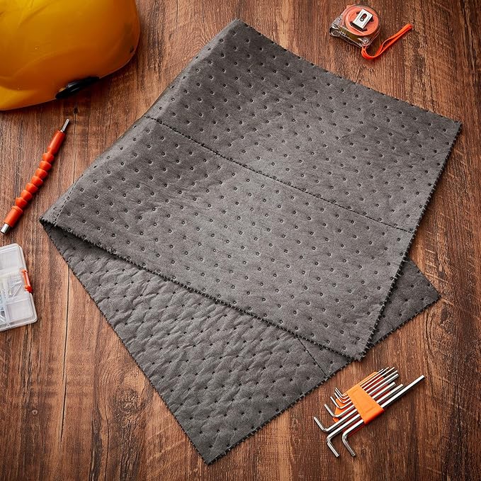 30" W x 150' l Oil Absorbent Mat Roll Oil Pads Absorbs up to 40.2 Gallons Heavyweight Mat Roll for Protecting Home Garage Basement