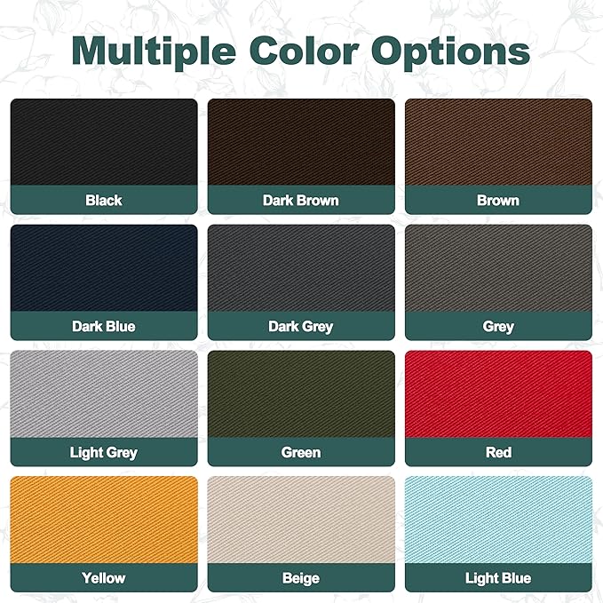 Iron on Patches for Clothes, 8 Pieces Patches for Cloth, 100% Cotton Fabric Patches for Clothing, Bag, Hat Repair, Clothing Repair Decorating Kit 3.7" by 4.9" (9.5 cm x 12.5 cm, Dark Brown)