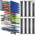 Funturbo Video Game Storage Wall Mount Game Case Holder, Metal Wall Mounted Media Storage Shelves for PS, Xbox, Switch Game Organizer (8-Pack)