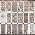 Stencils for Crafts Reusable Texture Stencils for Painting 8x4inch Background Stencil Drawing Templates for Wood Canvas Furniture Scrapbooking