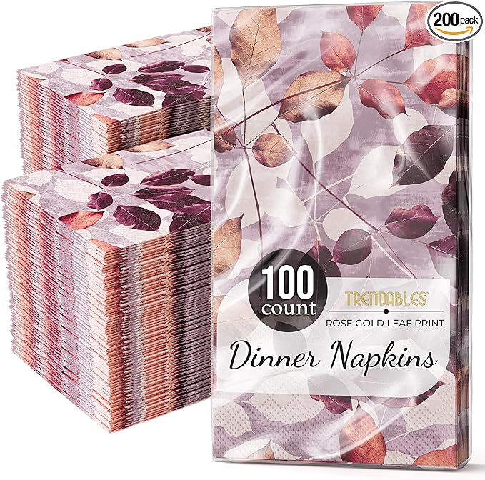 Trendables Floral Napkins for decoupage 100 Pcs 3 Ply floral paper napkins decorative Guest Towels Disposable Bathroom, Flower Design For Tea Party Decorations, Dinners & Weddings