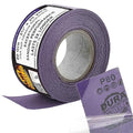 Dura-Gold Premium 80 Grit PSA Purple Film Ceramic Longboard Sandpaper, 2-3/4" Wide Continuous 20 Yard Roll - Self Adhesive Stickyback for Auto & Wood Air File Long Board Sanders, Hand Sanding Blocks