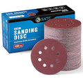 S SATC 150 PCS Sanding Disc 60 80 100 120 150 180 240 320 400 600 Grit Sanding Discs 5 Inch 8 Hole Hook and Loop Sanding Discs for Random Orbital Sander
