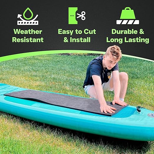 XCEL Foam Roll with Self Adhesive – Gray, 72" x 17" x 1/4" Closed Cell Foam Rubber Water Resistant Padding Sheet – Home, Marine, Garage, Auto Insulation & Cosplay (Gray, 72" x 17" x 1/4")