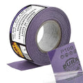 Dura-Gold Premium 100 Grit PSA Purple Film Ceramic Longboard Sandpaper, 2-3/4" Wide Continuous 20 Yard Roll - Self Adhesive Stickyback for Auto & Wood Air File Long Board Sanders, Hand Sanding Blocks