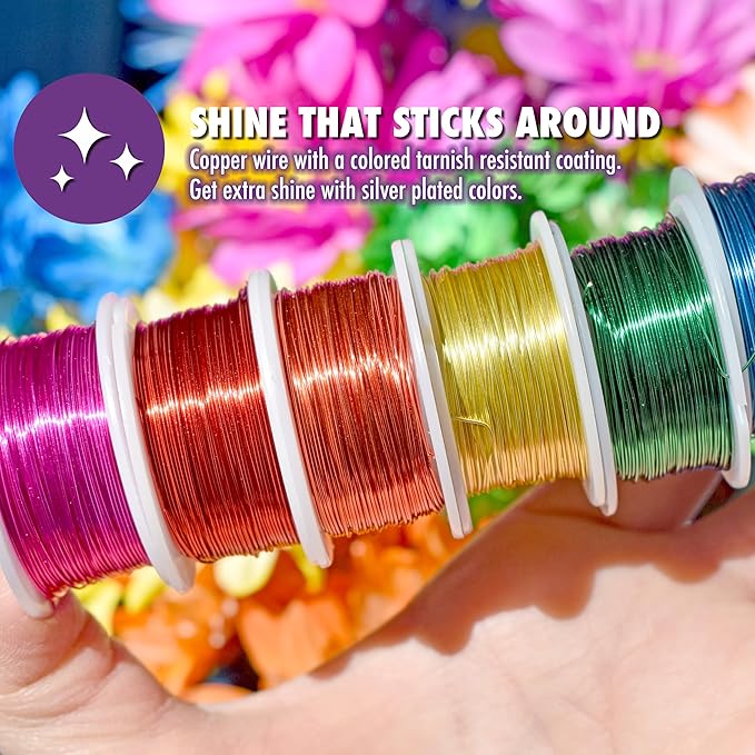 Artistic Wire, 22 Gauge 8 Yards/Pkg, Natural Non-Tarnish Brass