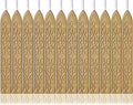 Yoption 12Pcs Sealing Wax Sticks with Wicks, Antique Gold Totem Fire Manuscript Seal Wax Sticks for Wax Seal Stamp (Antique Gold)