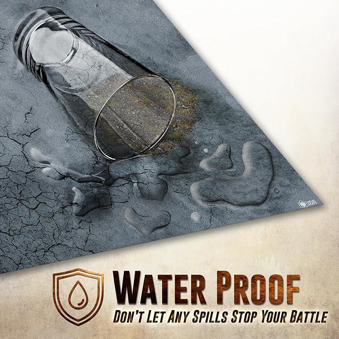Battle Game Mat for DND - [48" x 72"] Wargaming Tabletop Map - Gaming Board for Warhammer 40k, Dungeons and Dragons, Wargame RPG - Vinyl Gaming Frontline Terrain