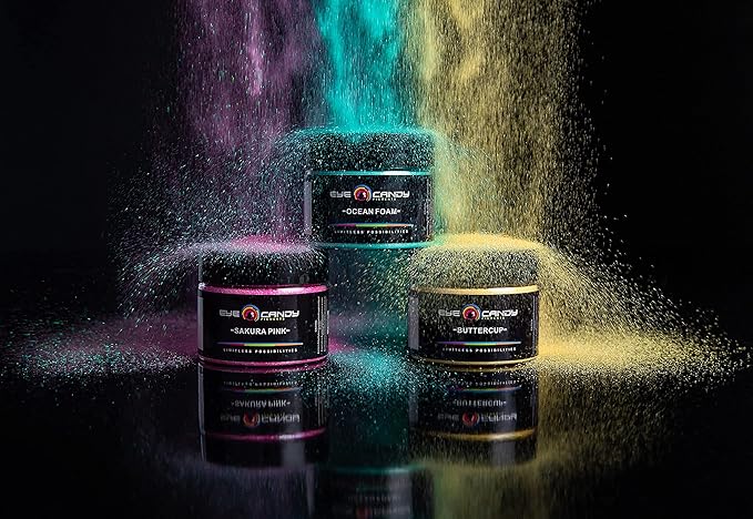 Eye Candy Premium Mica Powder Pigment “Glimmer White” (25g) Multipurpose DIY Arts and Crafts Additive | Woodworking, Bath Bombs, Resin, Epoxy, Soap, Nail Polish (Glimmer Ghost White, 25G)